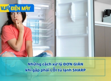 Những cách xử lý đơn giản khi gặp phải lỗi tủ lạnh Sharp