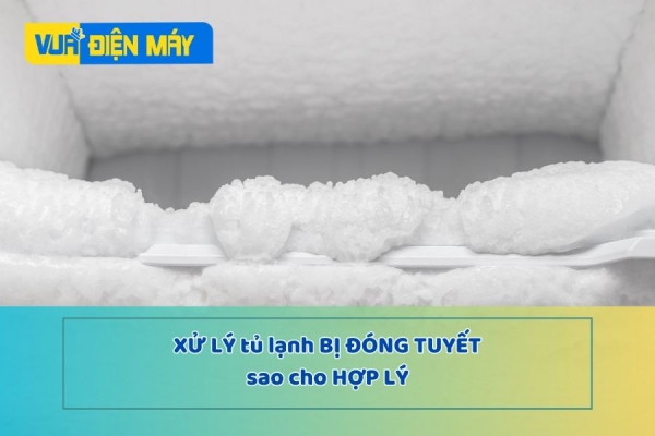 CÁC BƯỚC XỬ LÝ KHI TỦ LẠNH BỊ ĐÓNG TUYẾT CHUẨN NHẤT