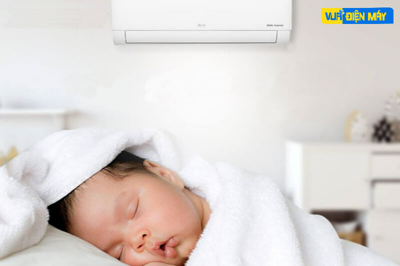 bé bị sốc nhiệt máy lạnh