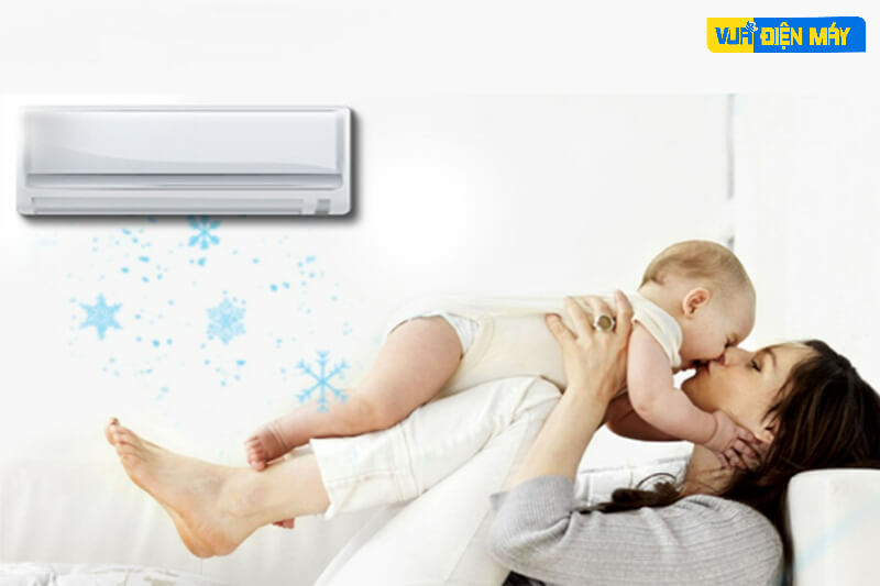 sốc nhiệt máy lạnh khi đổ mồ hôi
