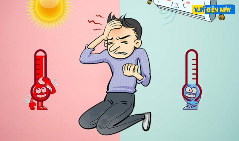 Sốc nhiệt máy lạnh là gì