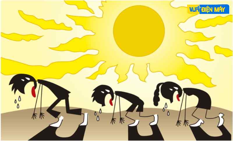 nguyên nhân nhiệt độ ngoài trời quá cao