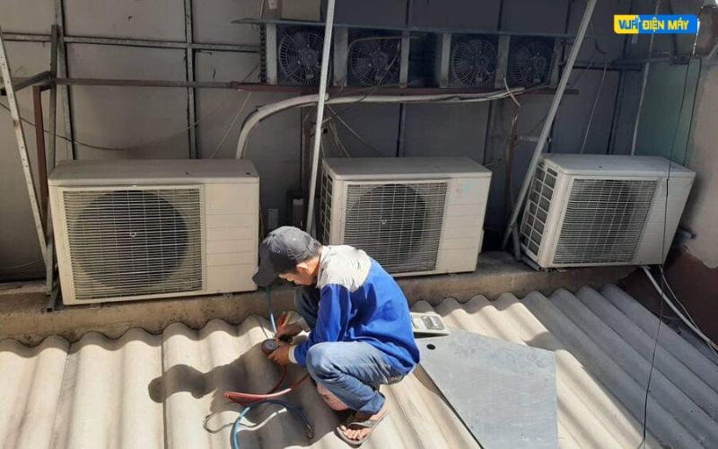 lắp đặt hệ thống máy lạnh 50 ngựa đúng cách