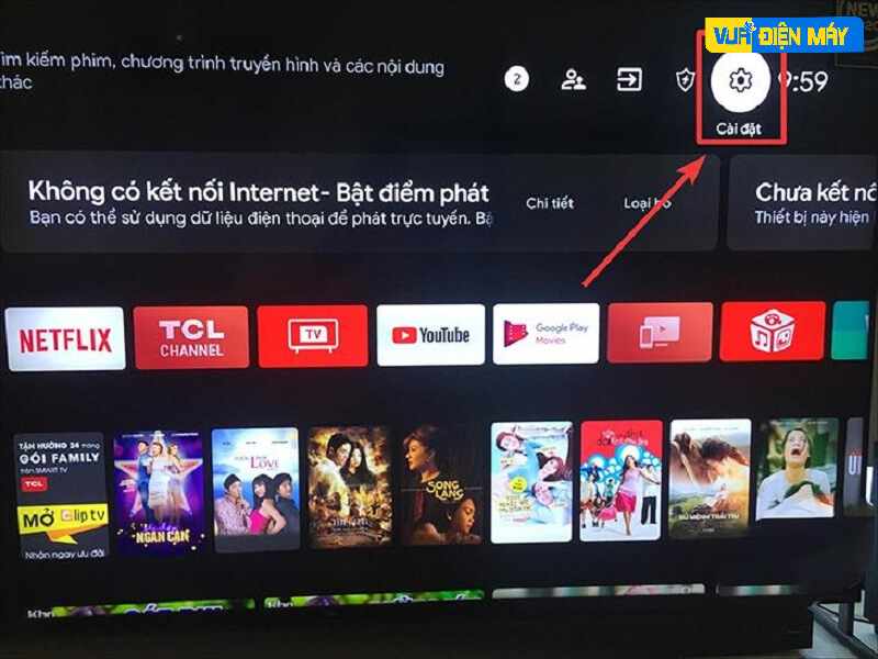 lỗi tivi tcl không nhananj youtube
