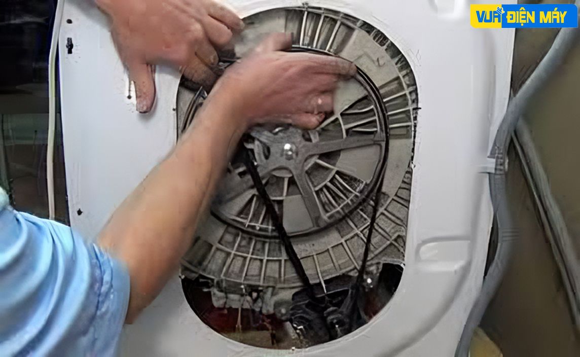 Cách thay dây curoa máy giặt tại nhà