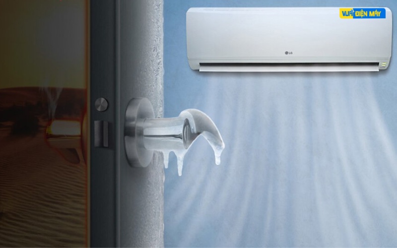 những sai lầm khi sử dụng máy lạnh khi đóng cửa phòng quá kín