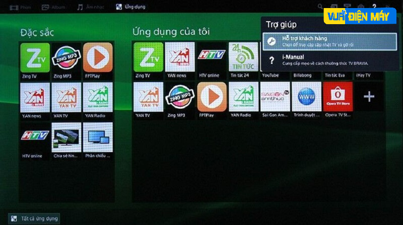 chỉnh màu sắc cho tivi samsung